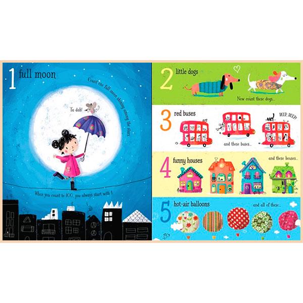 Книга Usborne "Count to 100 Big Books" Felicity Brooks (ISBN:9781409597834) - фото 2