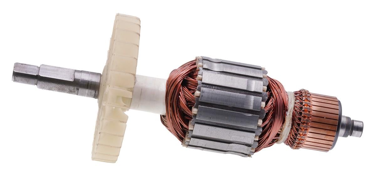 Якорь VJ Parts для торцовочной пилы Euro Craft JS1207 206,5х54 шлиц - 9х11,5 мм 11х14 мм вн. резьба М6 (як1933)