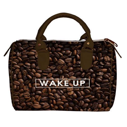 Сумка бочонок Presentville Barrel Wake up Coffee (SB ORG006 TBR)