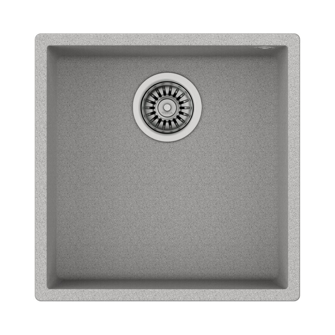 Мойка для кухни гранитная Teka Square 40.40 TG 440x440 интегрированная квадратная Серый (115230026) Мойка для кухни гранитная Teka Square 40.40 TG 440x440 интегрированная квадратная Серый (115230026)