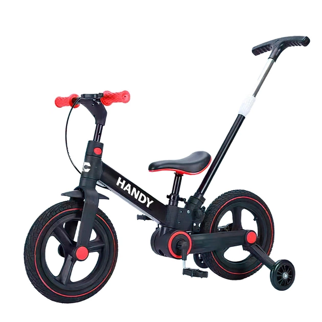 Велосипед-трансформер детский Corso 1052-47 родительская ручка/съемные педали/ручной тормоз/колеса PU 12 (2994738931)