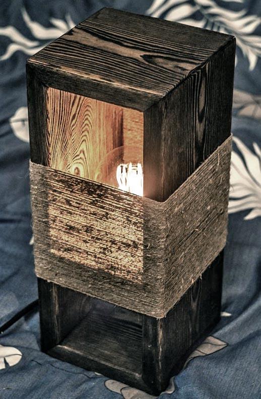 Світильник настінний з дерева Хендерсон Мокко (БРА-003210)