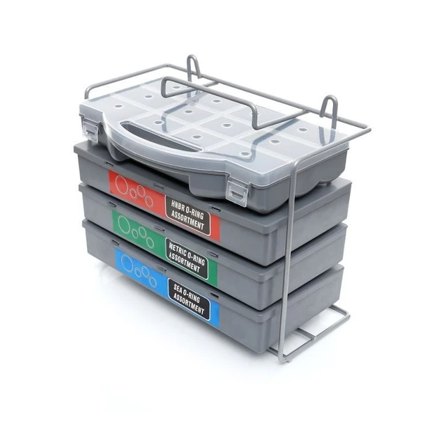 Набор уплотнительных колец Kraft&Dele KD10505 с органайзером mtool 900 шт.