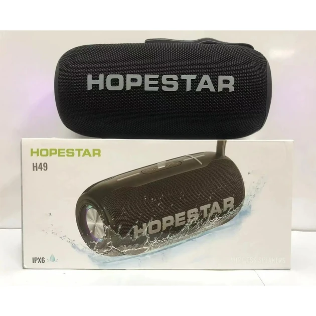 Портативна колонка Hopestar H49 Bluetooth Black (2633746700) - фото 3 Портативна колонка Hopestar H49 Bluetooth Black (2633746700) - фото 3