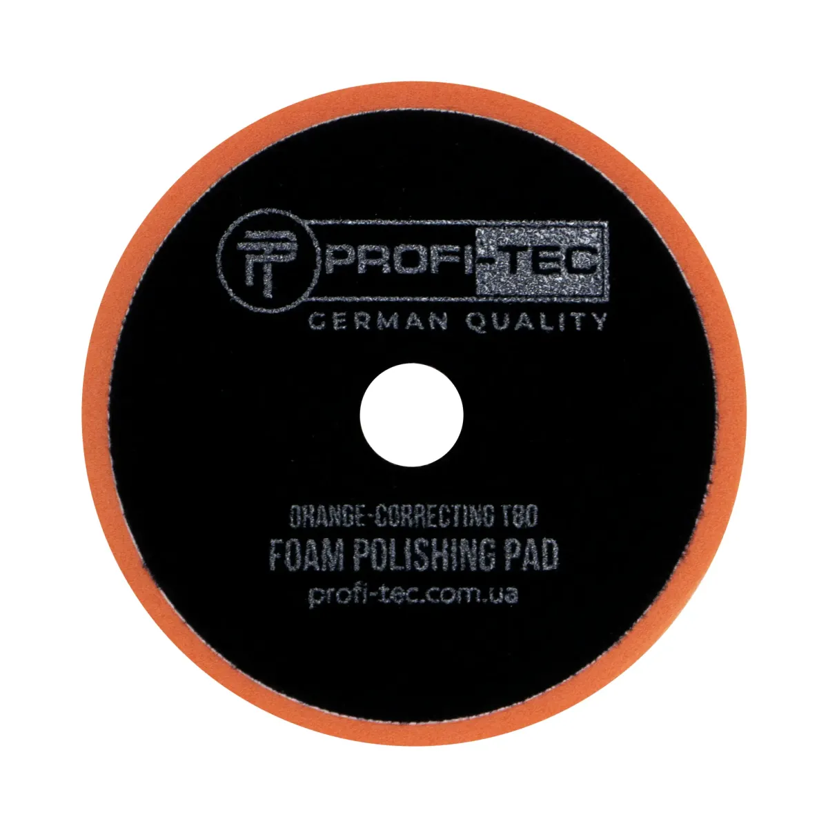 Полірувальна губка високої жорсткості PROFI-TEC ORANGE-CORRECTING T80 Помаранчевий (007034)