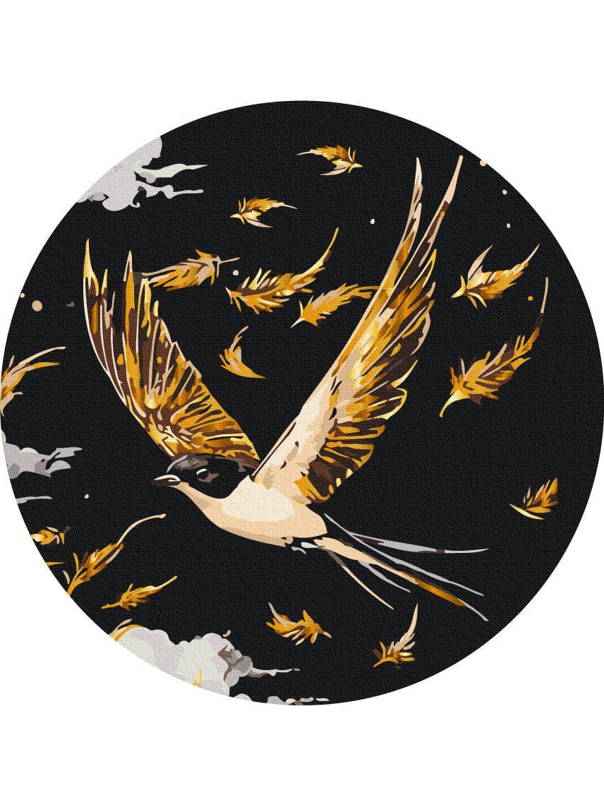 Картина по номерам Brushme Золотой полет d 30 см (RCB00115M)