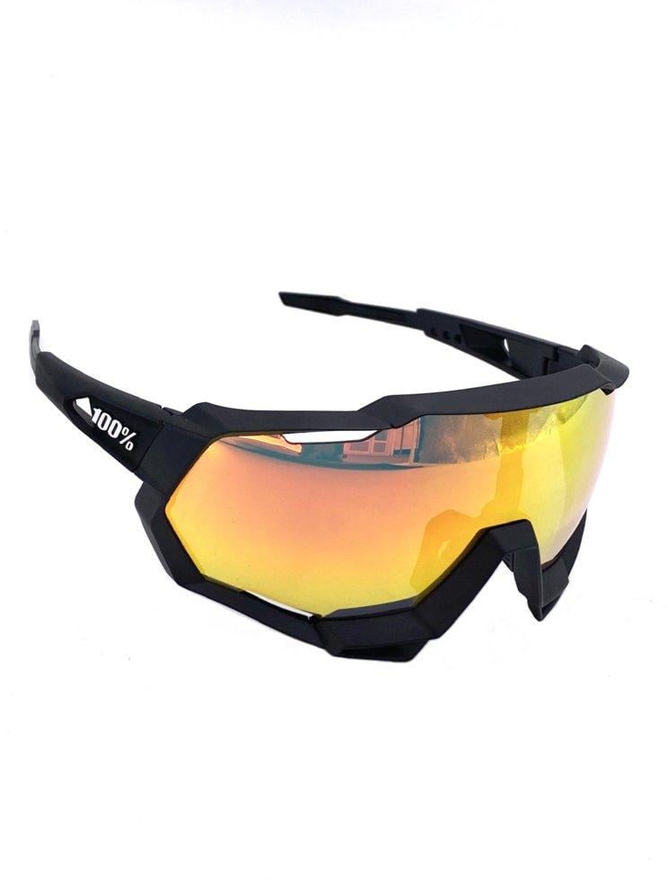 Очки солнцезащитные велосипедные в комплекте чехол/3 стекла/тряпочка