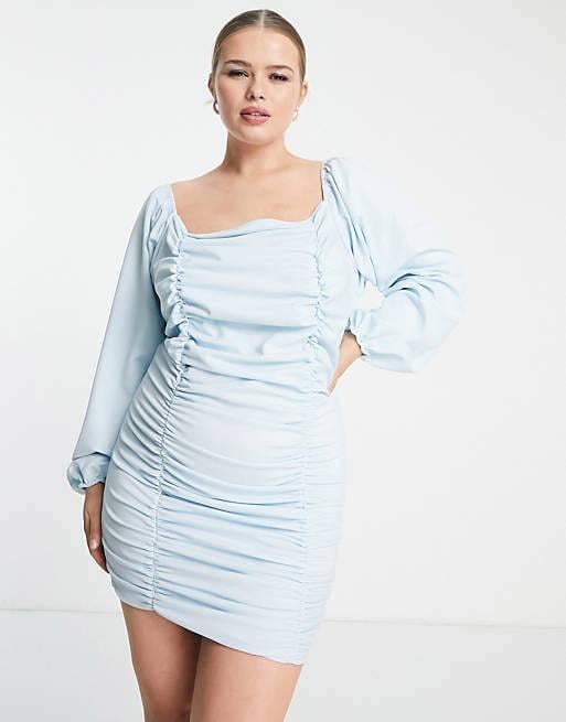 Платье Asos 49542 р. 38 Голубой