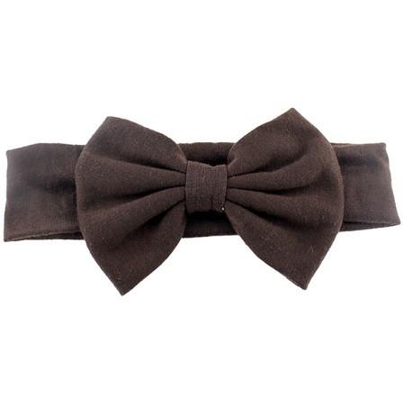Повязка на голову детская широкая One size Коричневый (1710/9)