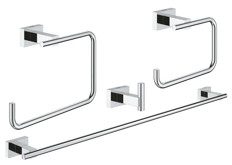 Набор аксессуаров Grohe Essentials Cube New 4 в 1 (40778001)