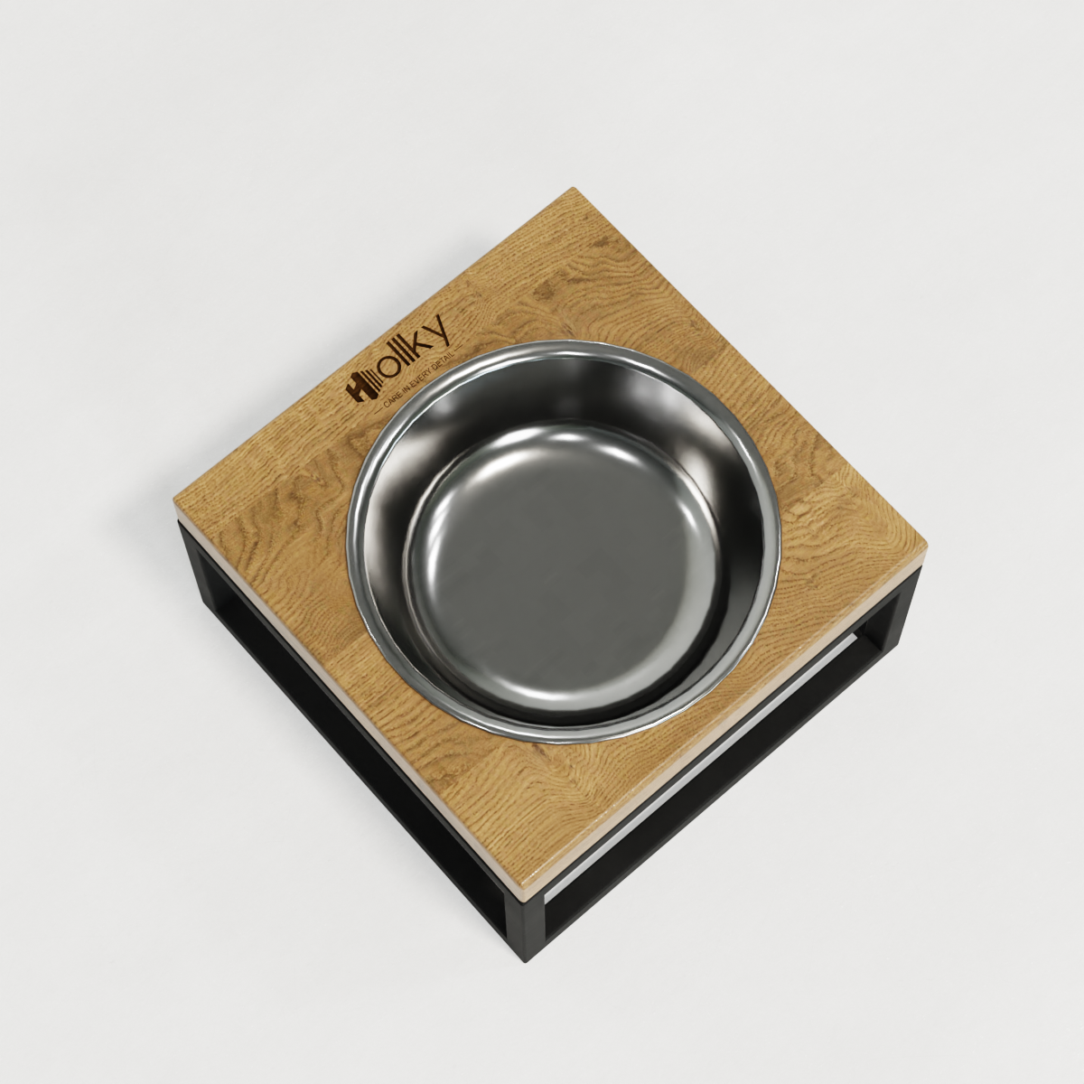 Миска на подставке для кошек и маленьких собак Hollky Base Solo S 0,45 л (S-18187-BLNT) - фото 6 Миска на подставке для кошек и маленьких собак Hollky Base Solo S 0,45 л (S-18187-BLNT) - фото 6