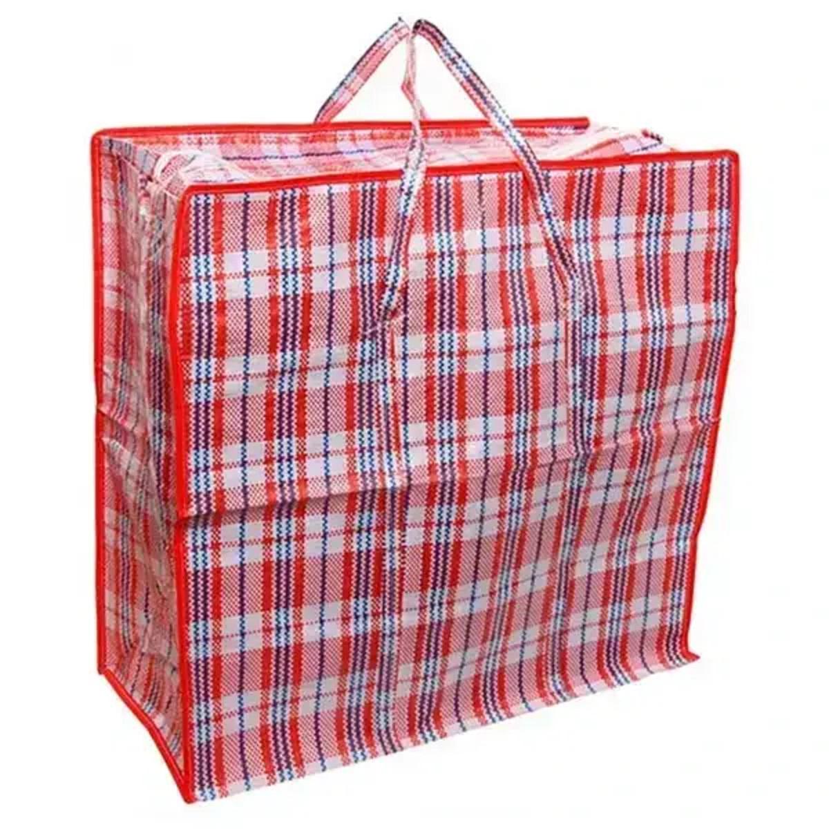 Сумка хозяйственная Клетка №5 49х64 cм вертикальная Красный (S010725) Сумка хозяйственная Клетка №5 49х64 cм вертикальная Красный (S010725)