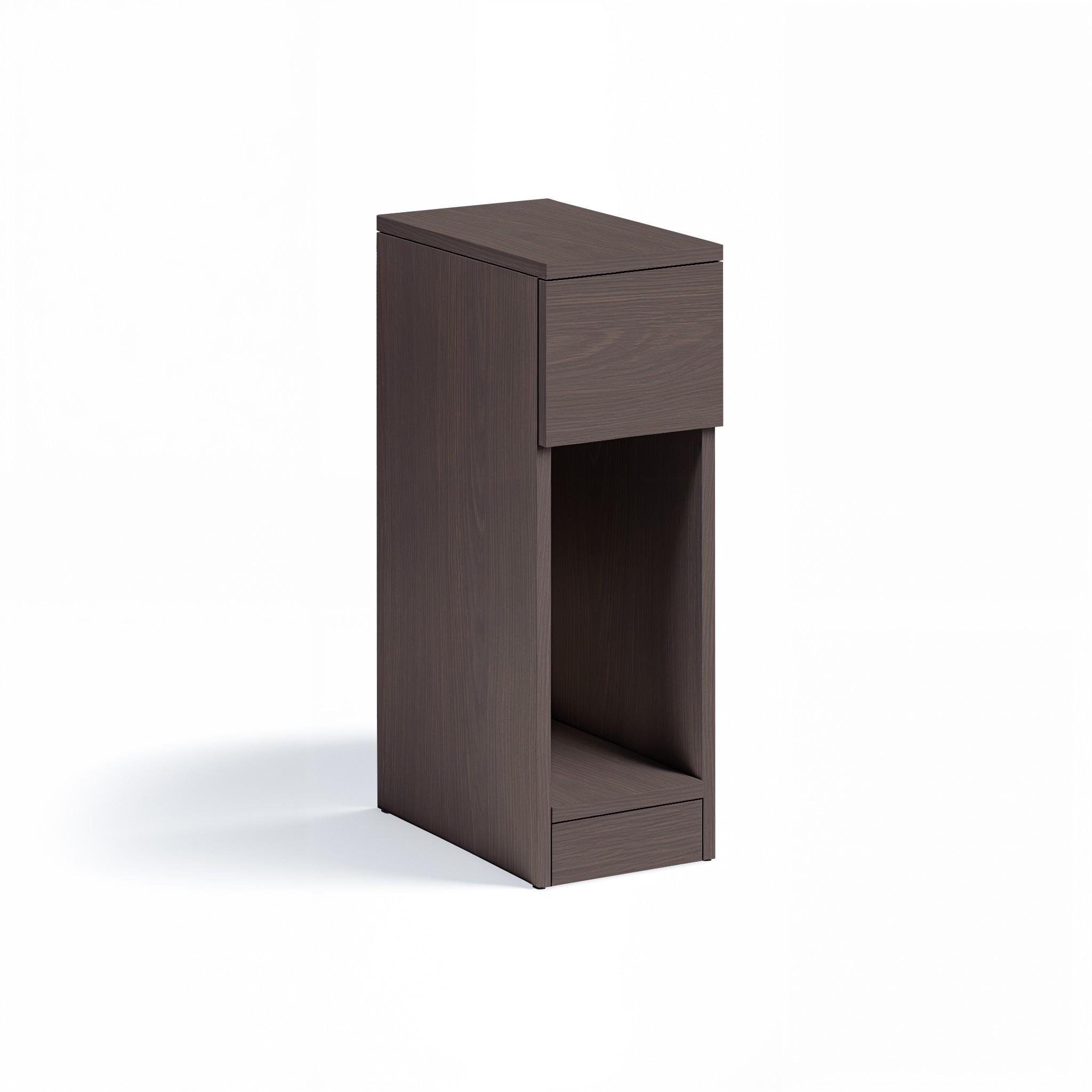 Тумбочка приліжкова T-13 з ящиком 200х350х595 мм Венге Магія - фото 2