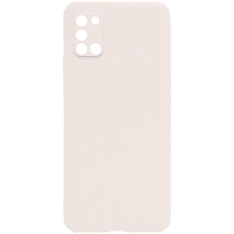 Силиконовый чехол Candy Full Camera для Samsung Galaxy A31 Бежевый / Antigue White - фото 1