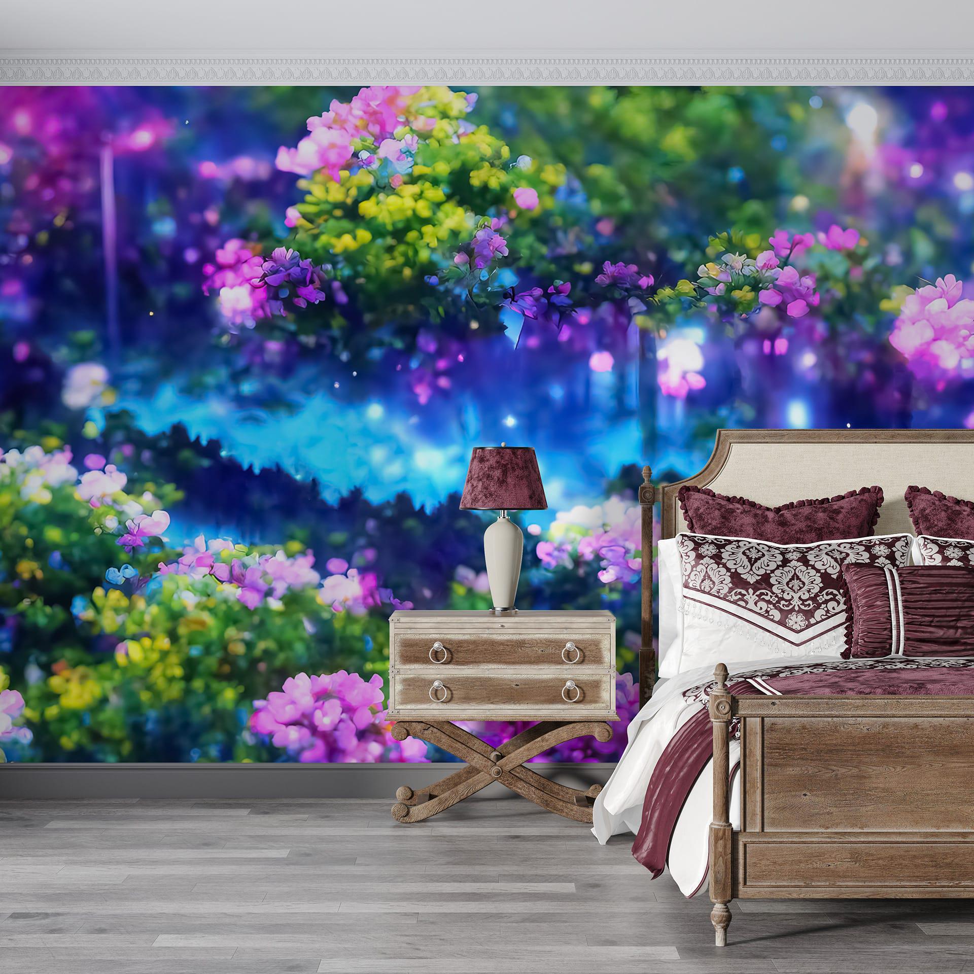 Фотообои флизелиновые Styleo Print-walls Волшебные цветы 0242 400х250 см (Pw-0242/4)