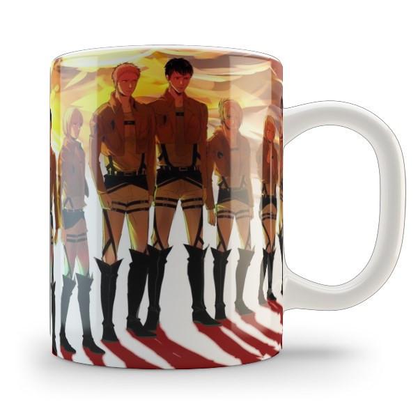 Чашка GeekLand Attack on Titan все вместе 330 мл (AT.02.021)