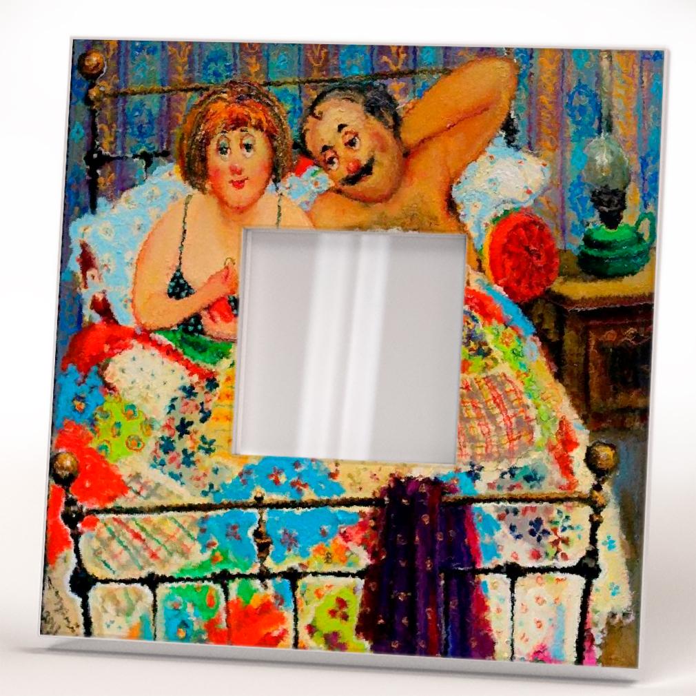 Дзеркало декоративне Сім'я 260х260 мм (M03897) - фото 2