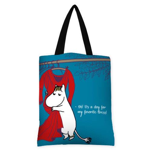 Сумка женская тканевая Presentville Муми-тролль My farorite dres (SV JB053 BL)