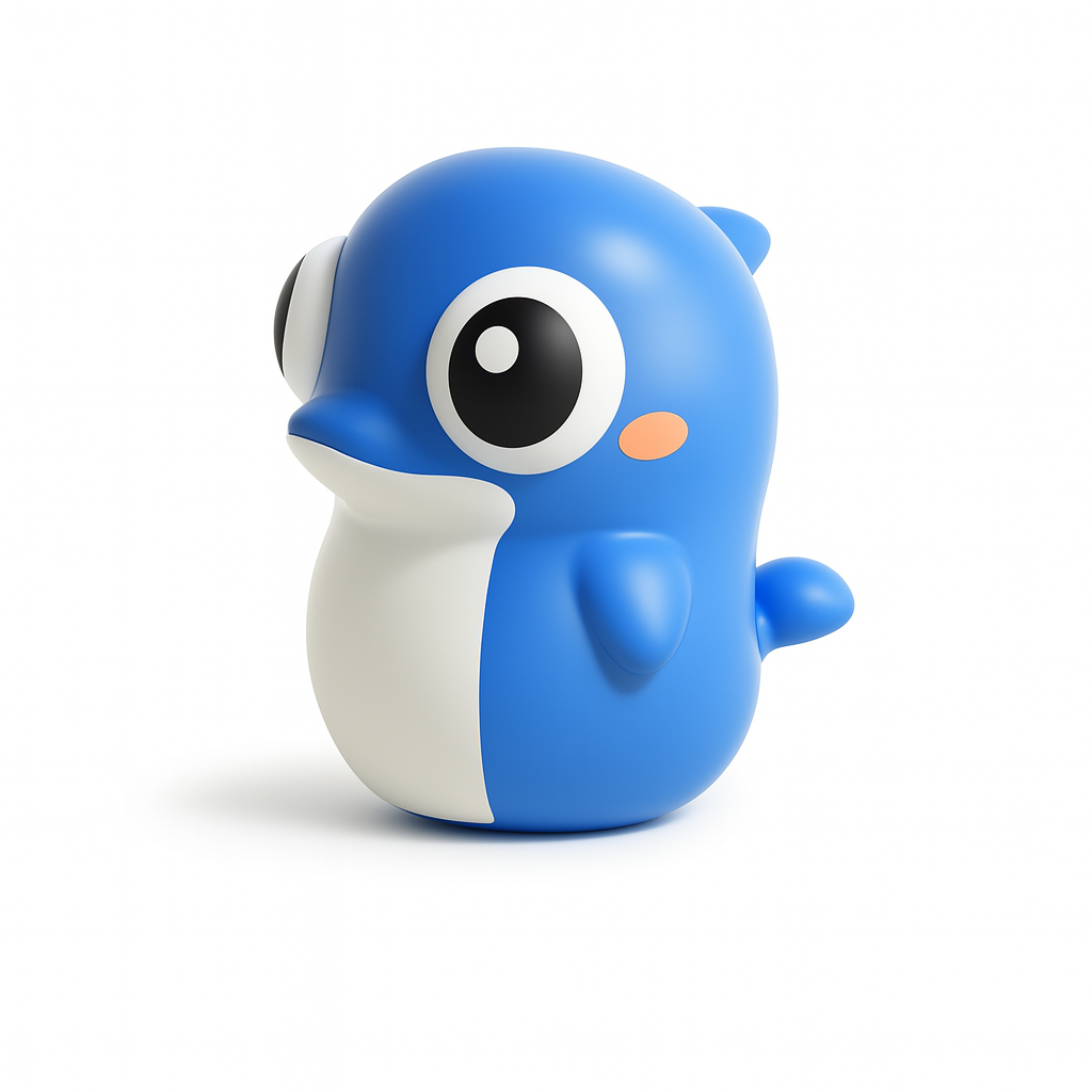 Антистресс дельфин Синий (0254)