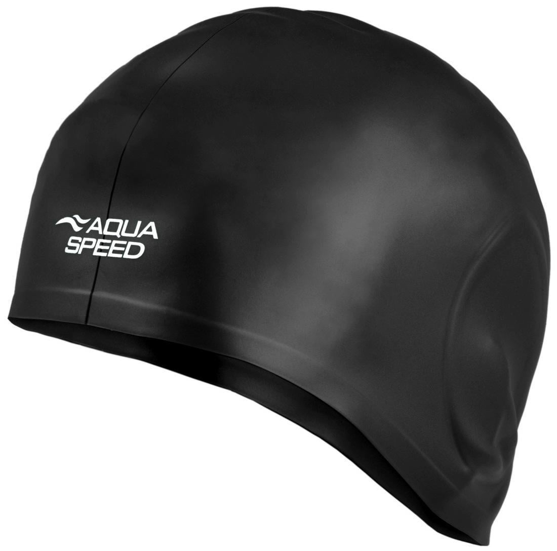 Шапочка для плавания Aqua Speed EAR CAP Volume и OSFM силикон Черный (6936116102258)