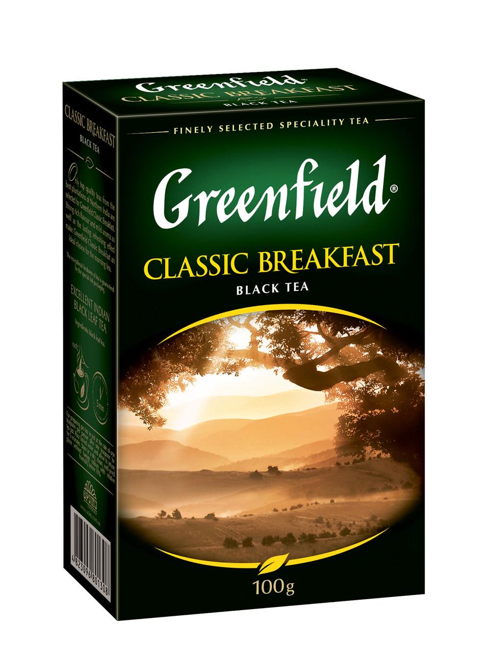 Чай Greenfield Classic Breakfast черный листовой 100 г (230)