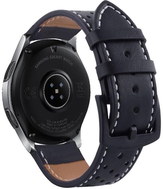Ремешок кожаный Classico для Galaxy Watch 46 мм Black (16868)