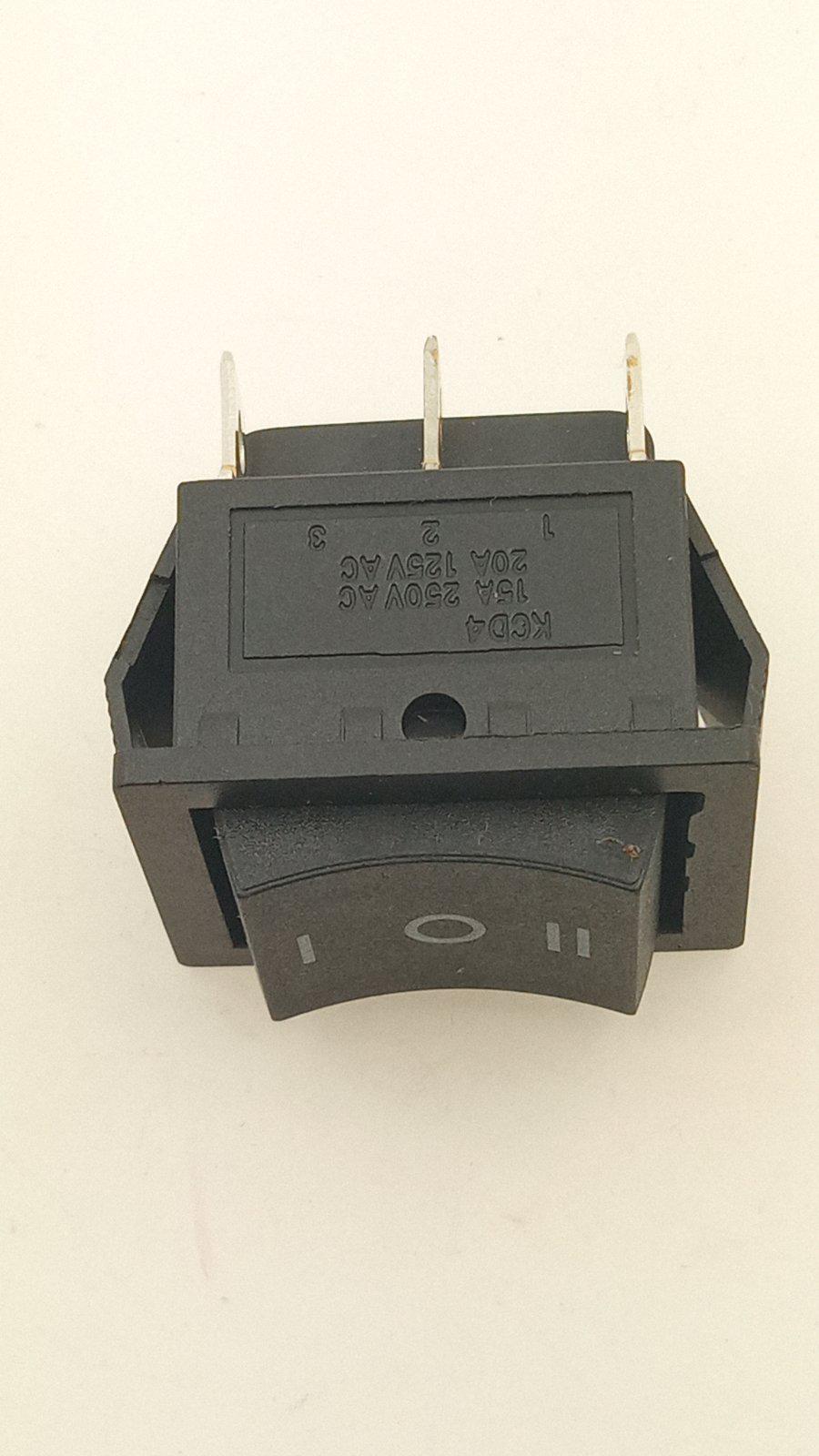 Выключатель KCD4-203 ON-OFF-ON 16A 250VAC DPDT 6P (13341) - фото 1 Выключатель KCD4-203 ON-OFF-ON 16A 250VAC DPDT 6P (13341) - фото 1