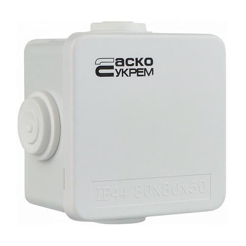 Распределительная коробка АСКО-УКРЕМ 80х80х50 IP44 (28679886)