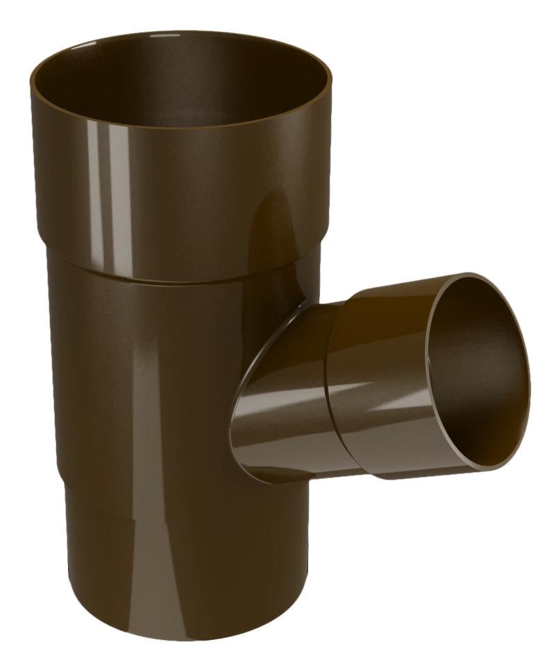 Тройник трубы 67,5° DEVOREX Classic 120 Коричневый (11689832) - фото 1