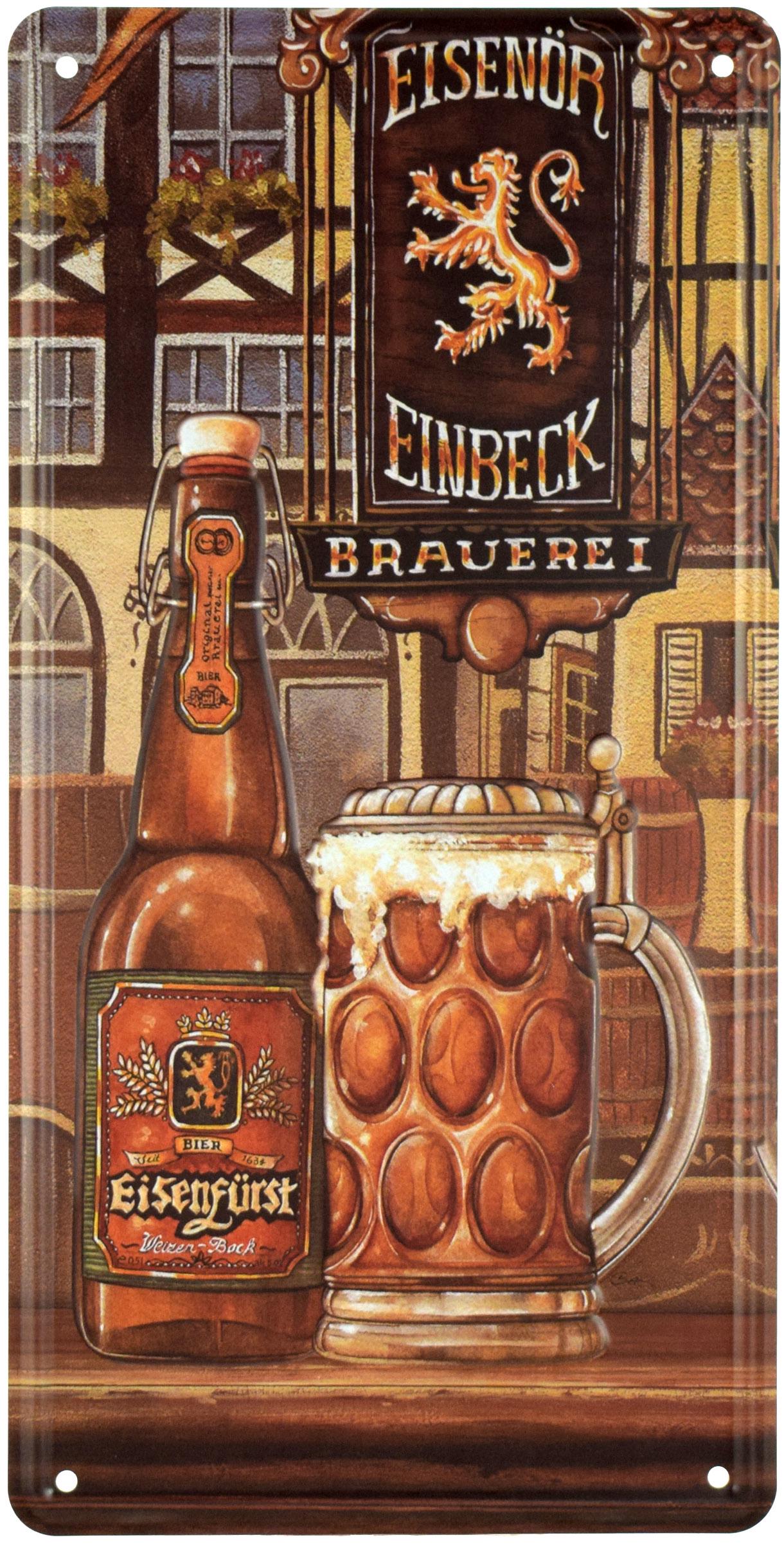 Табличка металева Eisenfürst Beer 15x30 см
