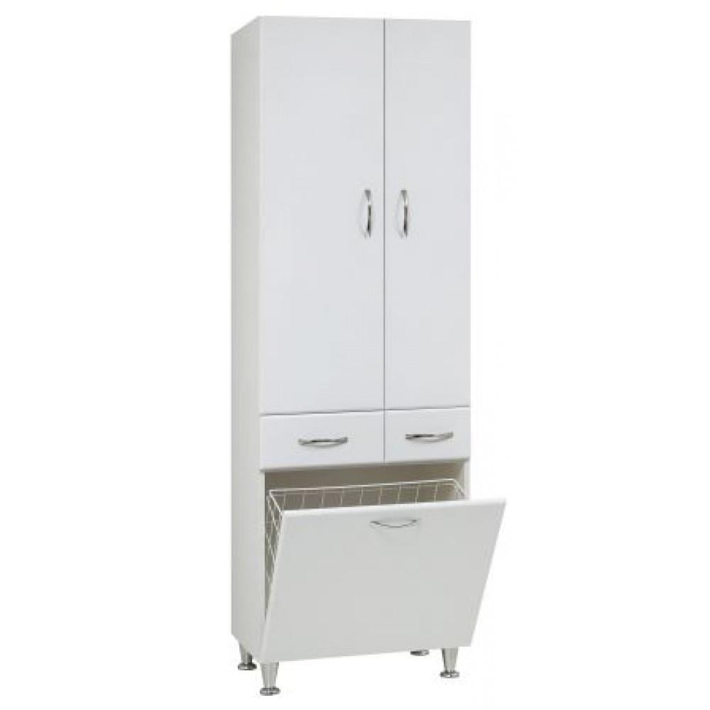 Пенал с корзиной Р-3-К для ванной комнаты Белый (1842842076) Пенал с корзиной Р-3-К для ванной комнаты Белый (1842842076)