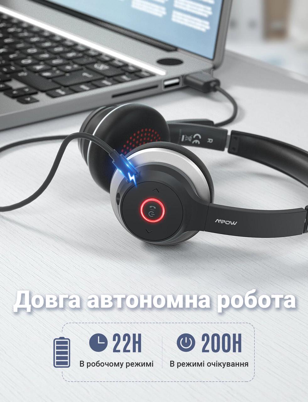 Гарнітура Bluetooth Mpow HC5 (7620) - фото 6