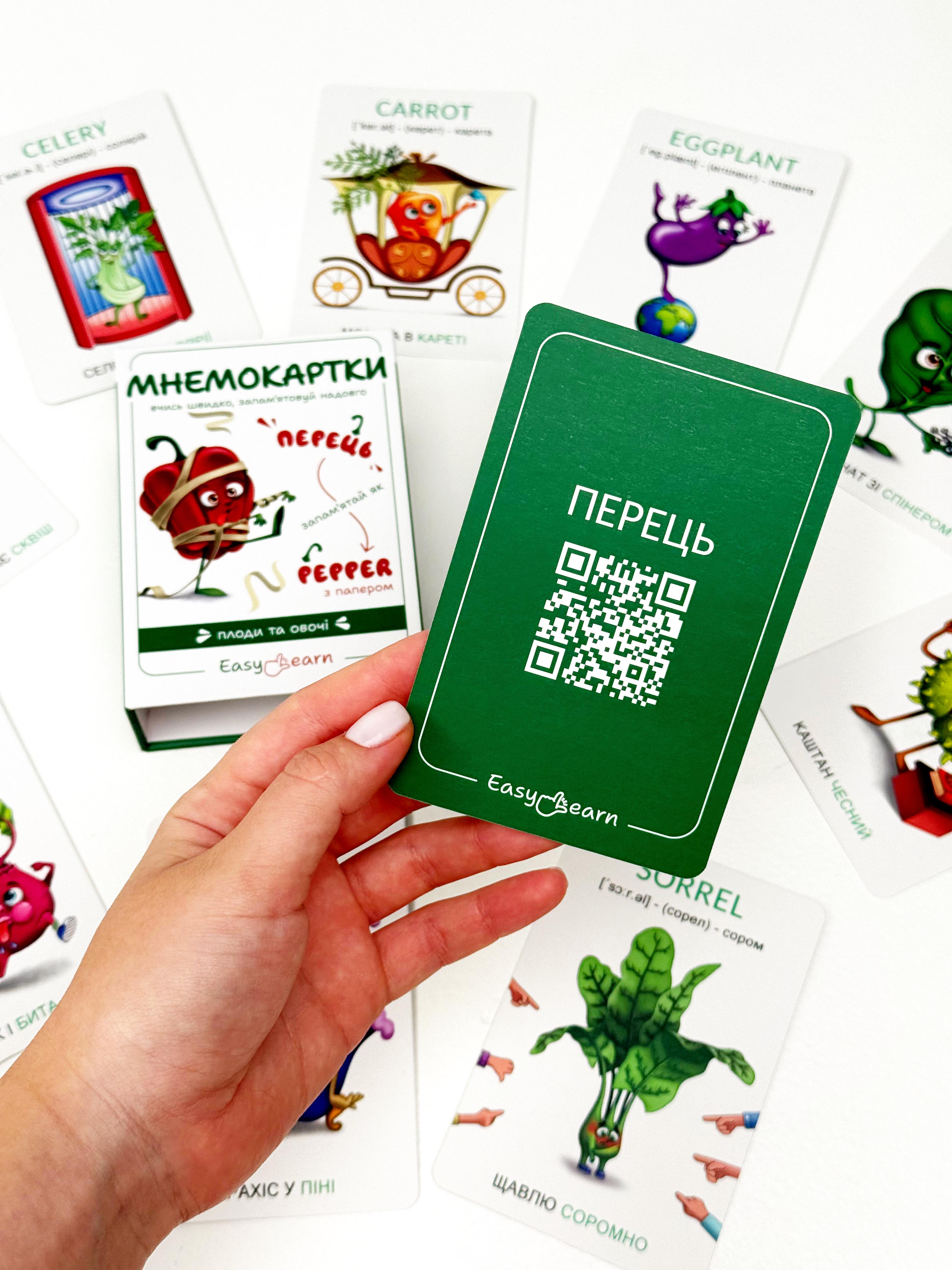 Мнемокарты EasyLearn Выпуск 2 Плоды и овощи (EL-FV1) - фото 18