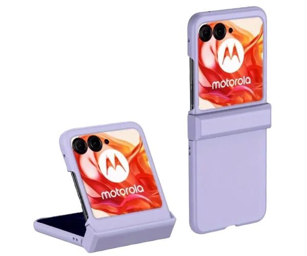 Чехол накладка Omeve Shockproof для Motorola Razr 50 / Razr 2024 Лаванда