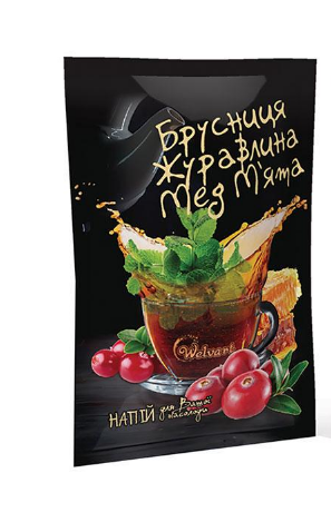 Чай Welvart Брусниця/журавлина/мед/м'ята концентрат напою 50 г (50606943261)