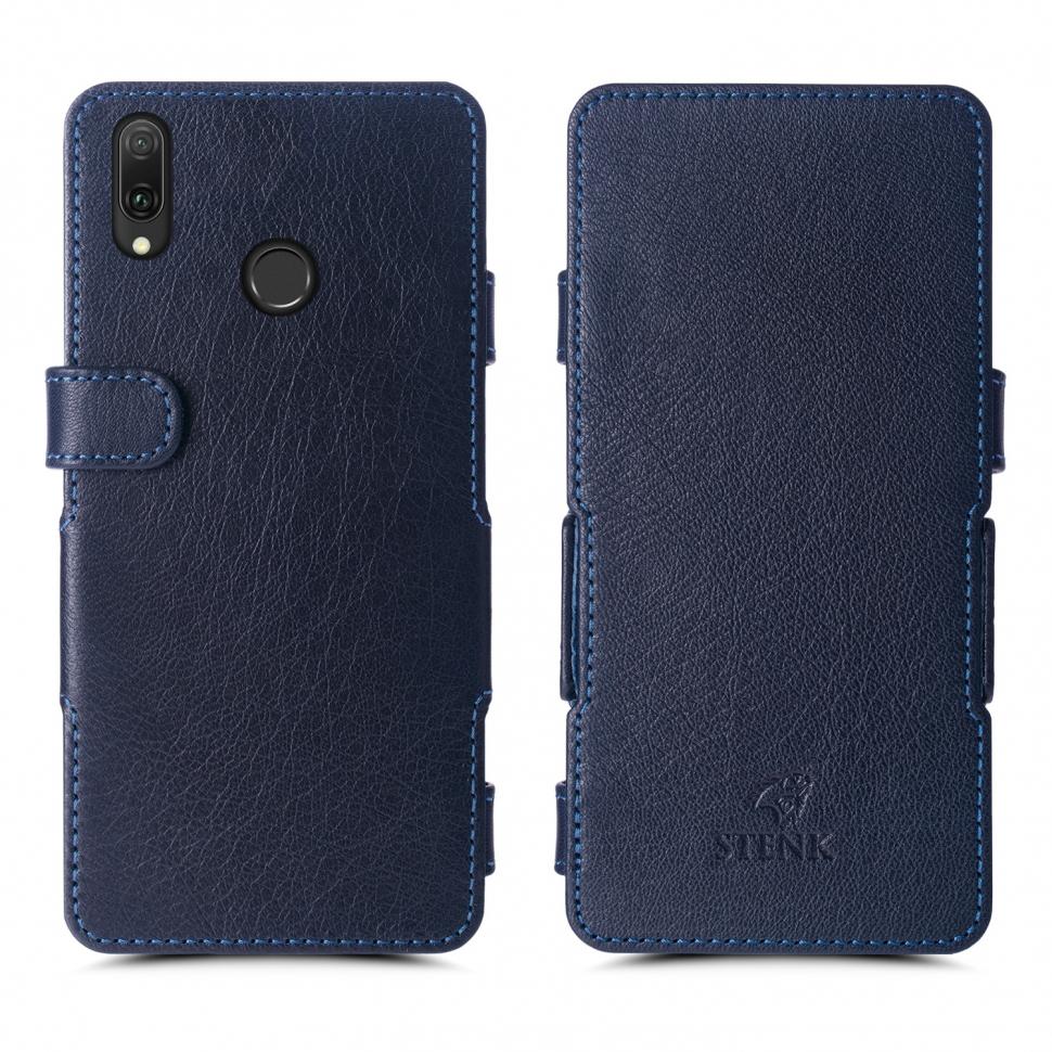 Чехол книжка Stenk Prime для Huawei Y9 (2019) Синий (63564)