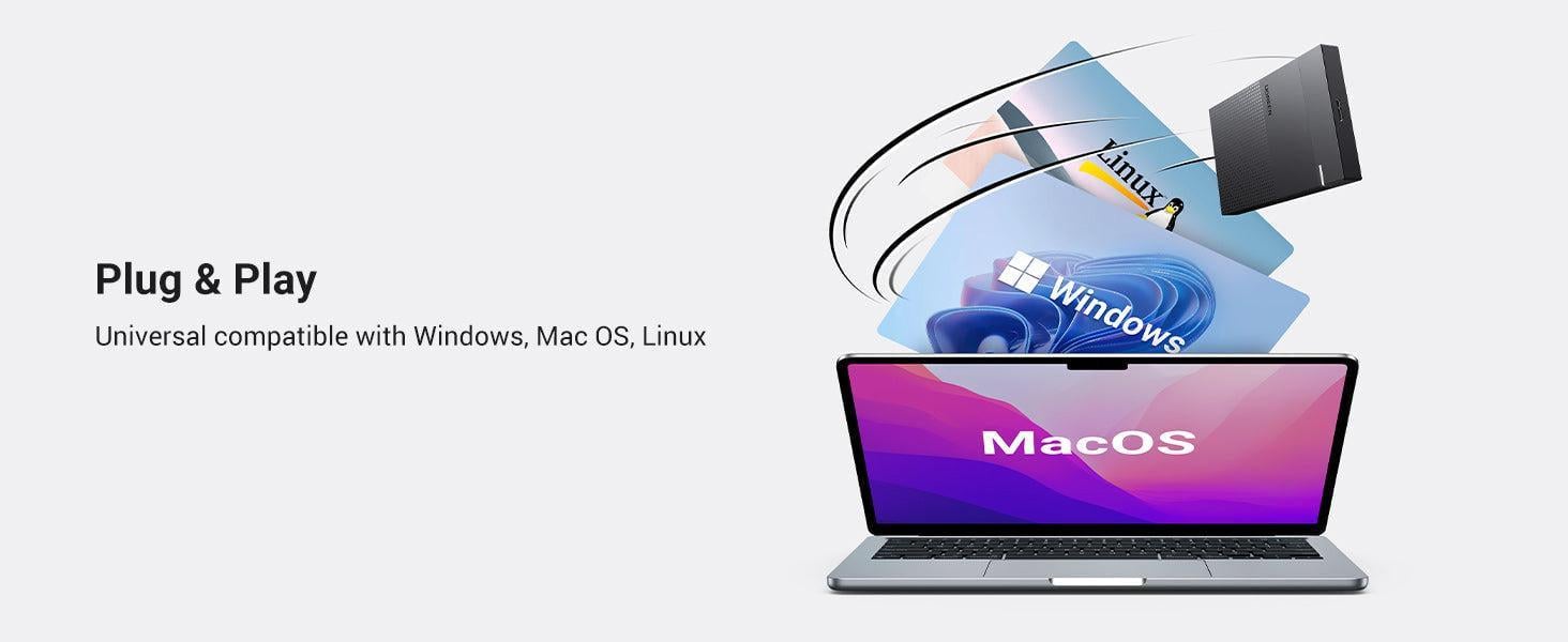 Корпус UGREEN для SSD/HDD 2,5"/5 Гбит/с USB 3.0 до SATA III с кабелем USB-Micro-USB Type-B Micro-B Черный (30725) - фото 10