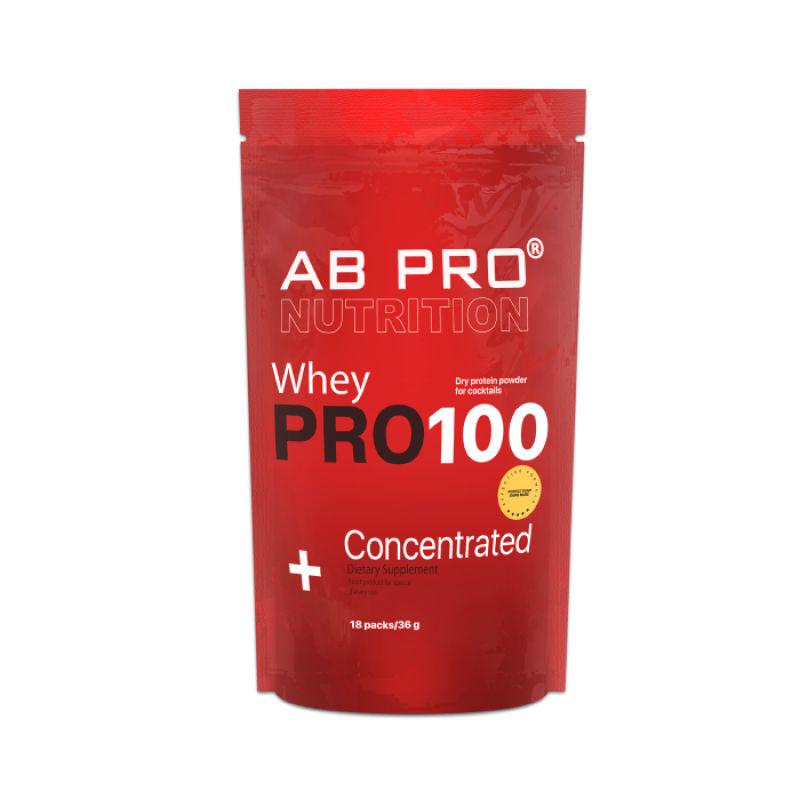 Протеин AB Pro Pro 100 Whey Concentrated 18x36 г Шоколад (7592V12284)