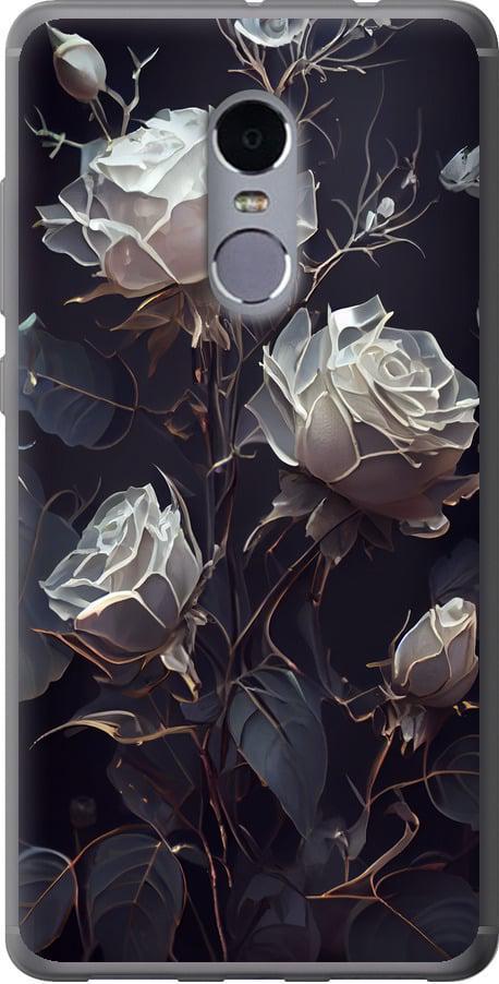 Чохол на Xiaomi Redmi Note 4 Троянди 2 (5550t-352-42517)