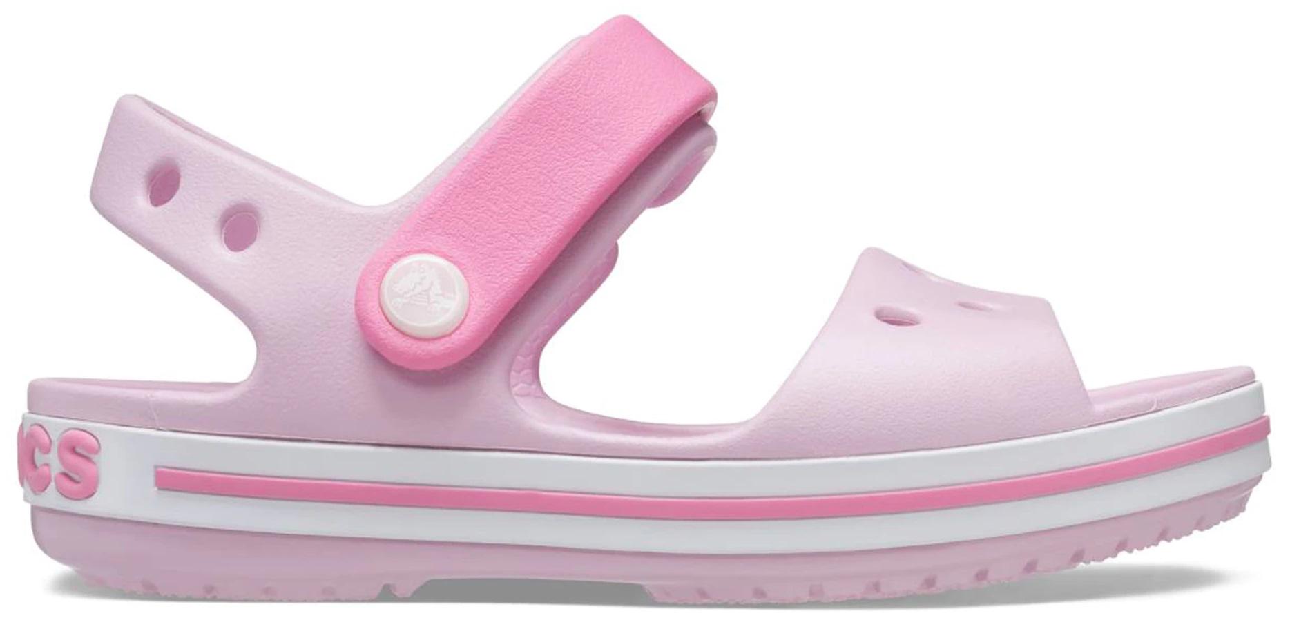 Сандалии детские Crocs Crocband Sandal р. 2/33,5 21 см Ballerina Pink (12856)