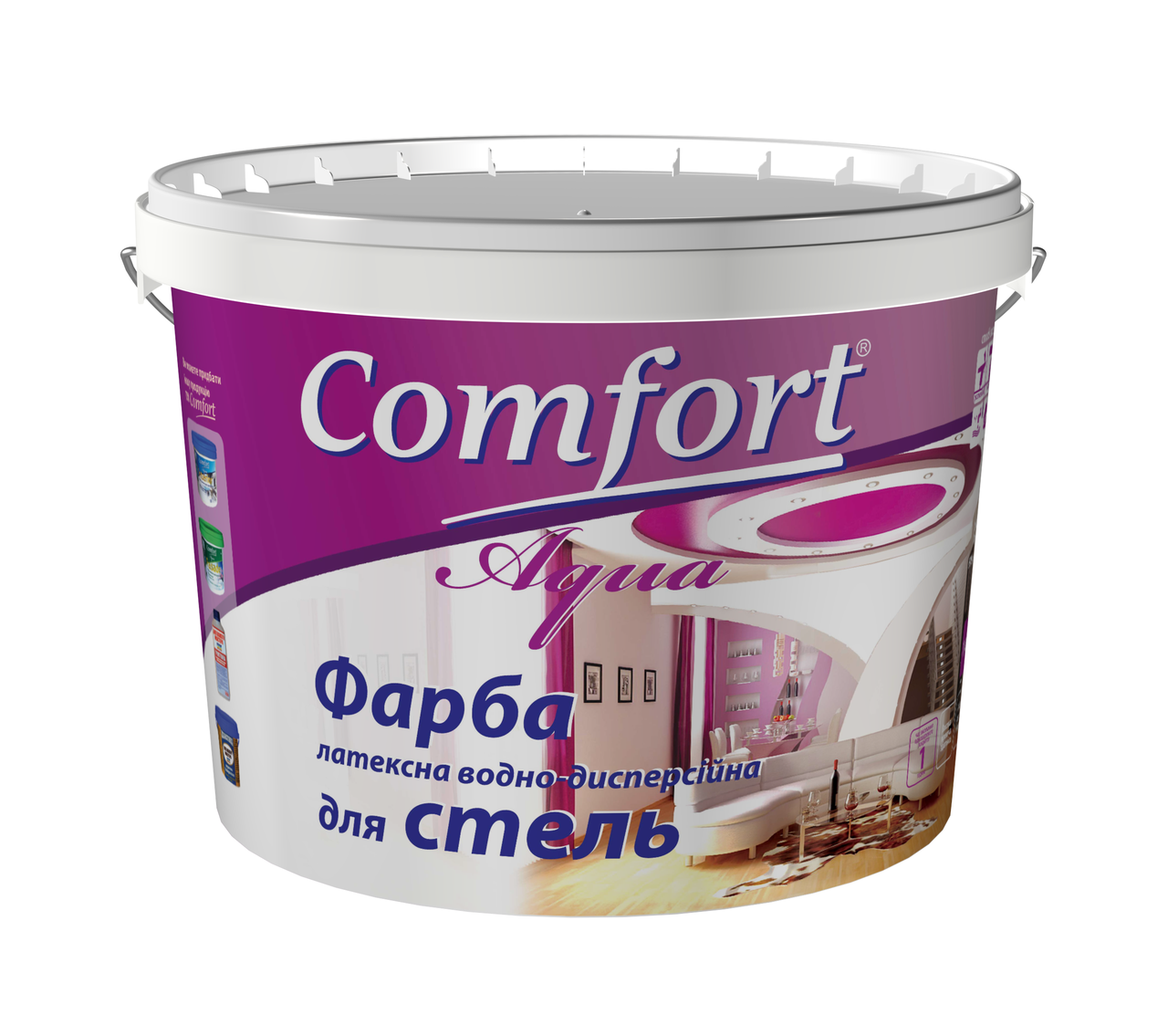 Фарба інтер'єрна для стель Comfort 12,6 кг (300414144) Фарба інтер'єрна для стель Comfort 12,6 кг (300414144)