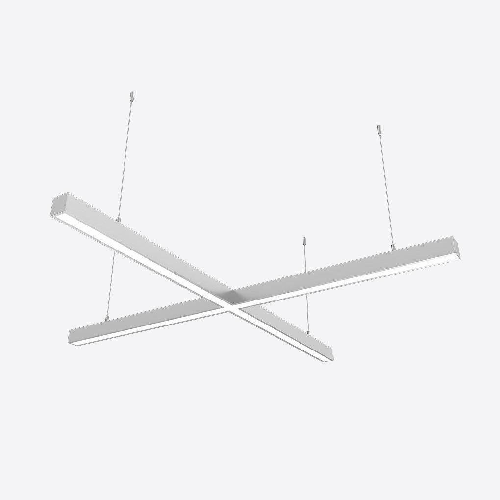 Светильник светодиодный X-LED 80 Вт x-образный 855x855x43 мм (LSNKr-80)