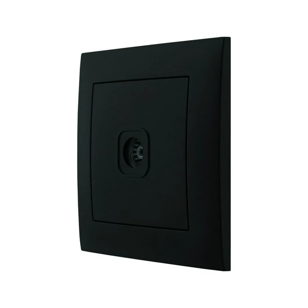 Розетка телевизионная MARSHEL Ideal Черный