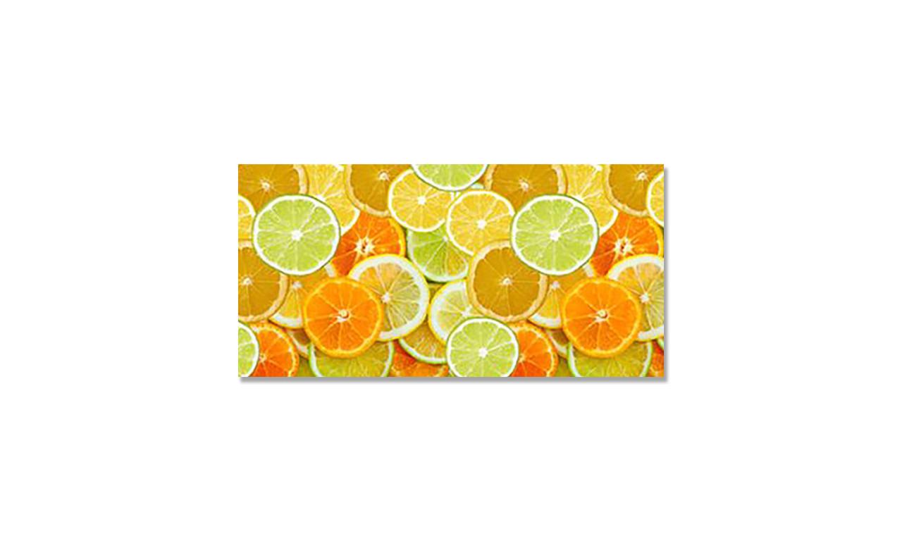 Наклейка виниловая на стол Zatarga Яркие Цитрусы 600х1200 мм (1289776788)