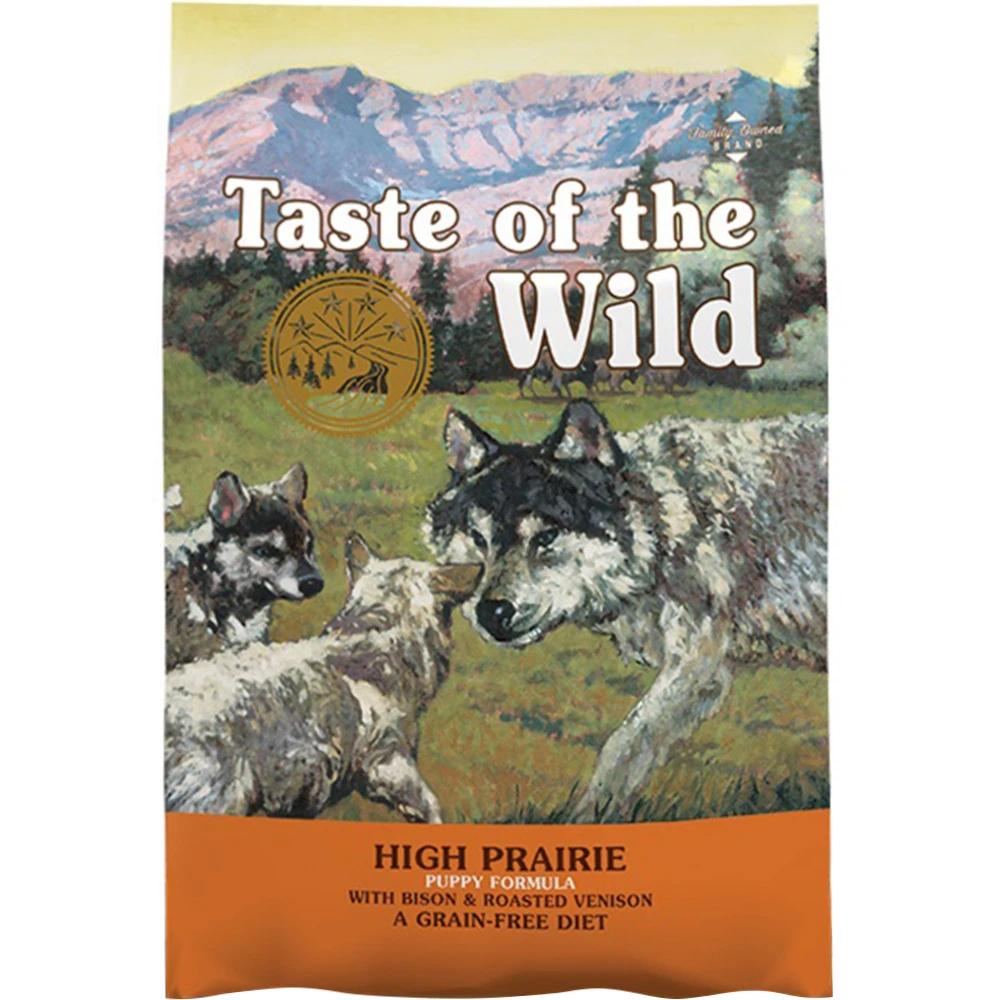 Корм сухой TASTE OF THE WILD High Prairie Puppy Formula для щенков всех пород с бизоном и косулей 2 кг (2577-HT18)