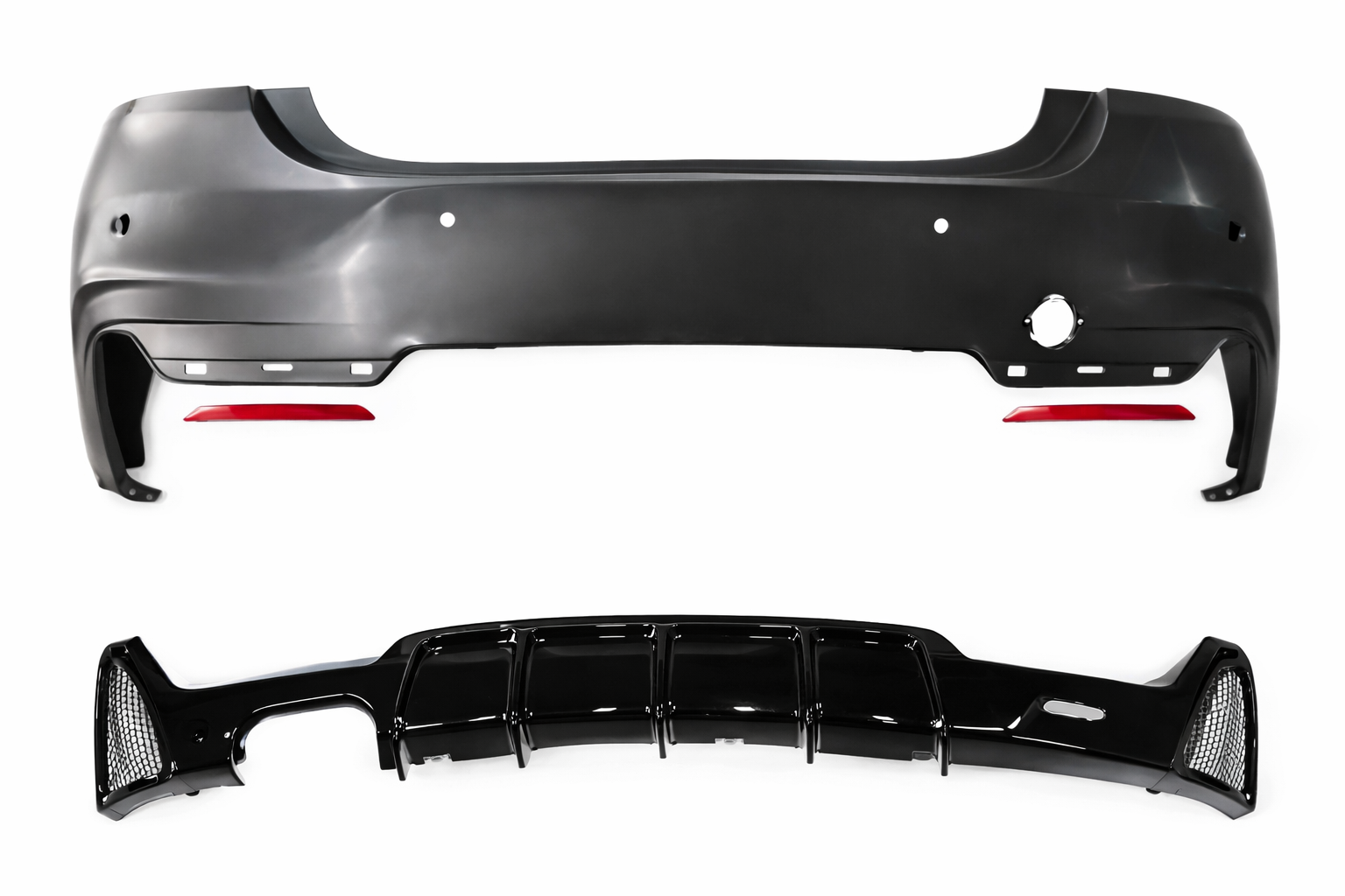 Бампер задний GBT M-Sport для BMW 4 серия F32/F33/F36 2012-2020 гг. abs-пластик под покраску (188490)