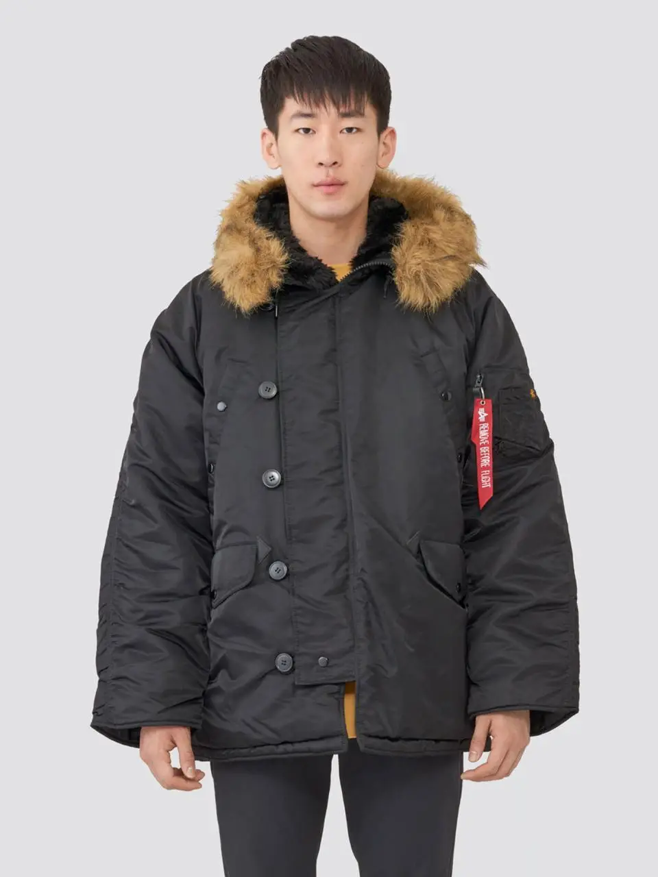 Куртка аляска Alpha Industries N-3B Parka L Black (MJN31000C1BLL) - фото 2