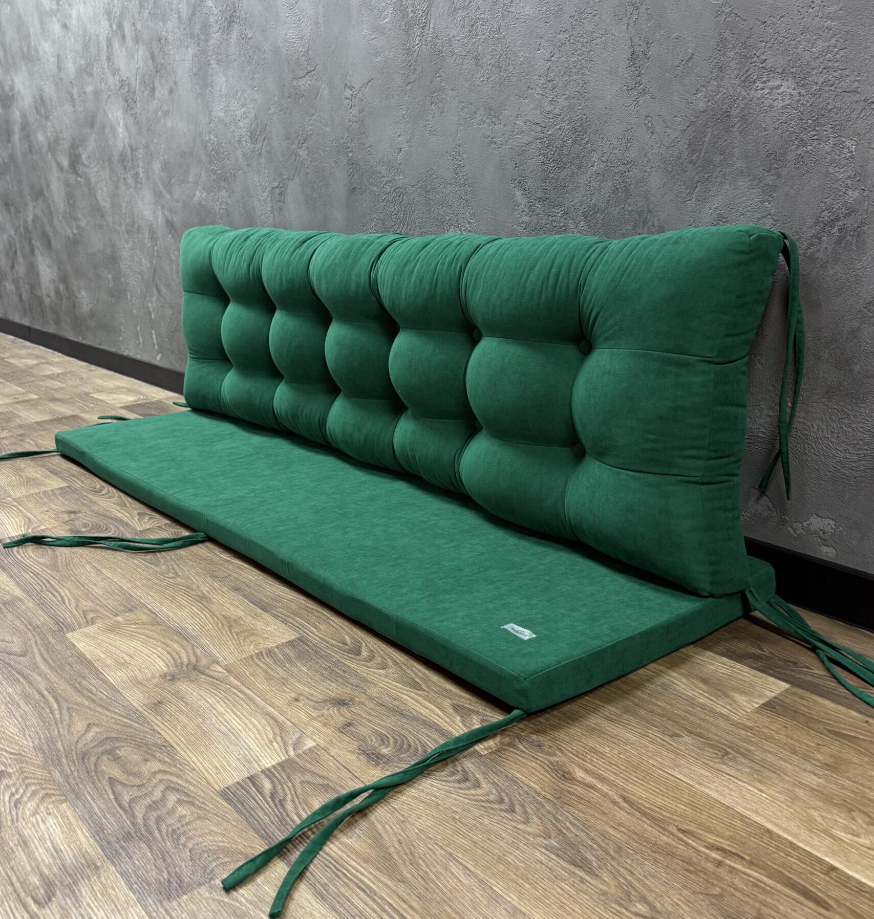 Комплект матрас со спинкой Comfort Home на поддоны/качели/каркасы/садовую мебель софт 120х60х40х5 см