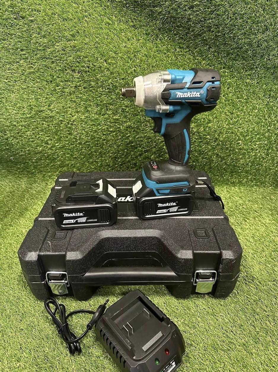 Гайковерт ударный Makita DTW401 аккумуляторный бесщеточный 48 В 6А/ч Черный (1230) - фото 2 Гайковерт ударный Makita DTW401 аккумуляторный бесщеточный 48 В 6А/ч Черный (1230) - фото 2