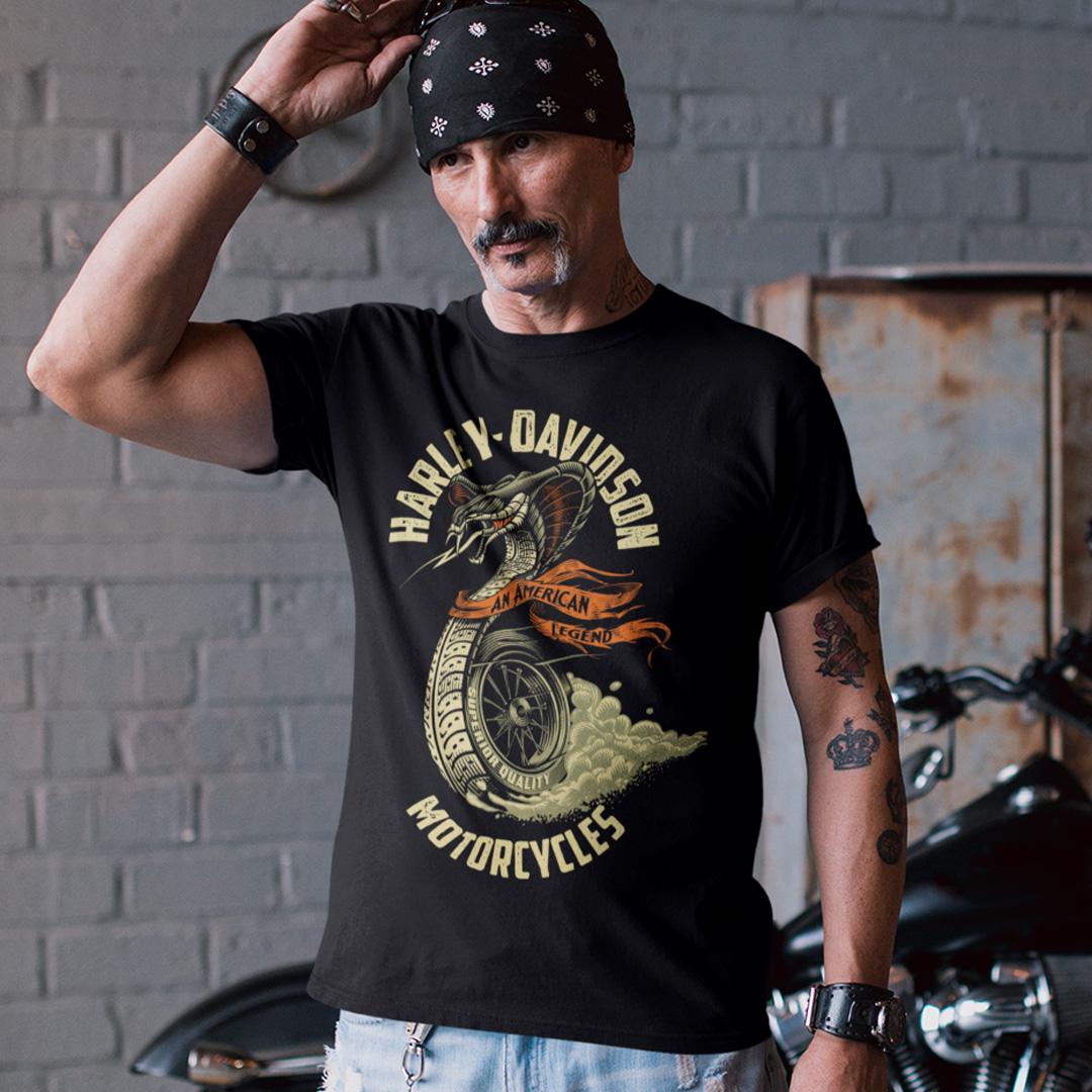 Футболка унисекс Harley Davidson An American Legend S Черный (00000011362)